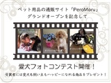 ペット用品オンラインショップ「PeroMaru」グランドオープン記念！愛犬フォトコンテスト