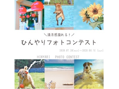 【清涼感溢れる!ひんやりフォトコンテスト】猛暑も涼しくなるような、清涼感溢れるペットの写真を大募集‼