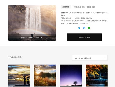 自然のちからコンテスト