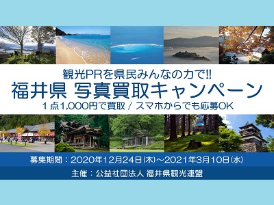 福井県 写真買取キャンペーン