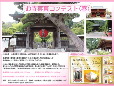 お寺写真コンテスト(春)